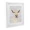 Stupell Industries Opal Baby Cow Portrait Framed Print Under Glass, design by Ashley Justice